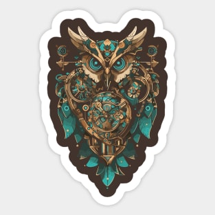 Clockwork Owl II Sticker